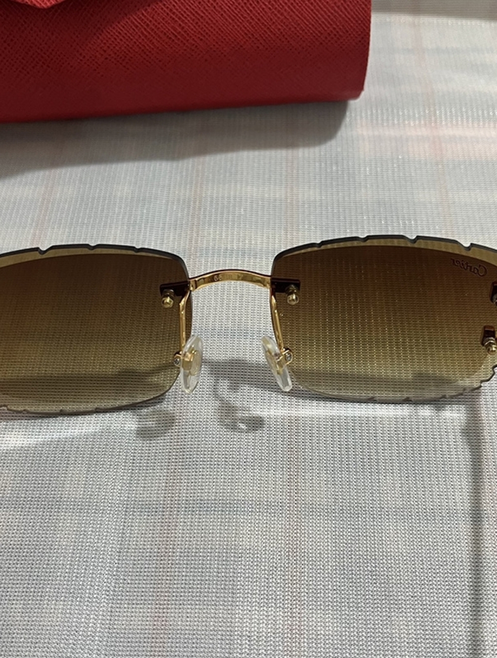 😘Cartier Rimless Gradient Sunglasses - Picture 2 of 6